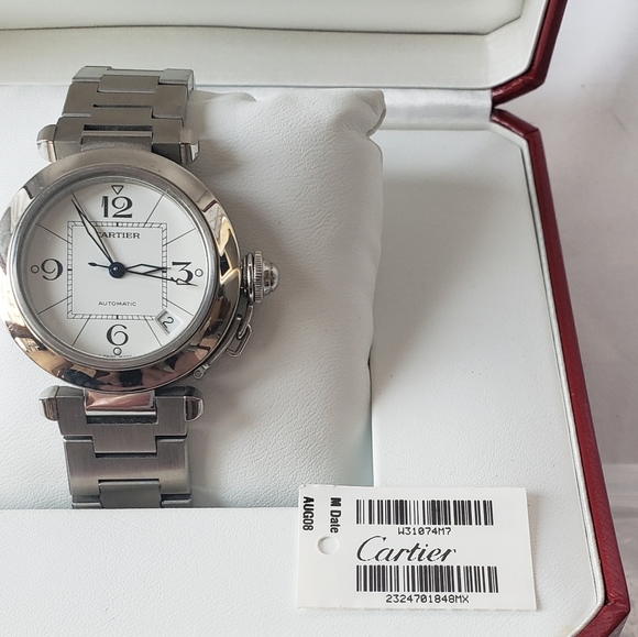 ⌚️CARTIER PASHA C WHITE - Picture 5 of 10